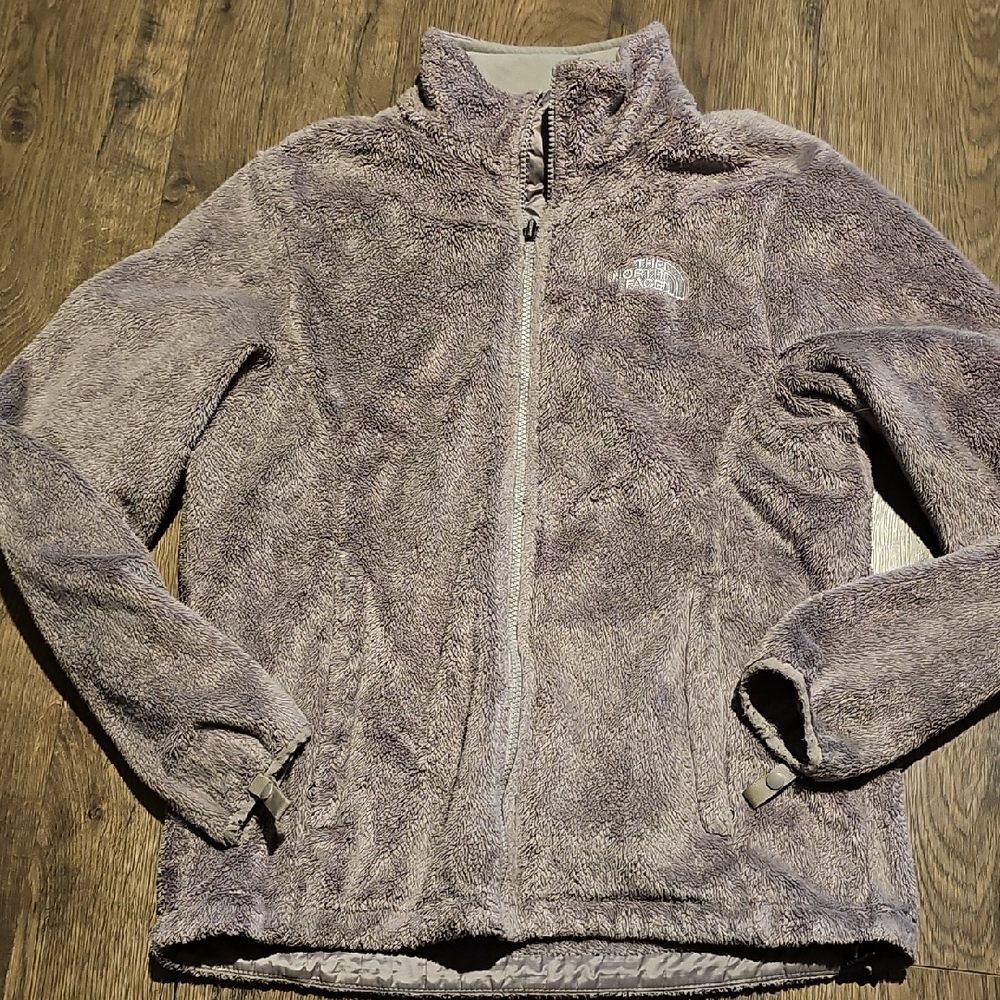 The North Face Plush Jacket  Women Medium Cozy Gray